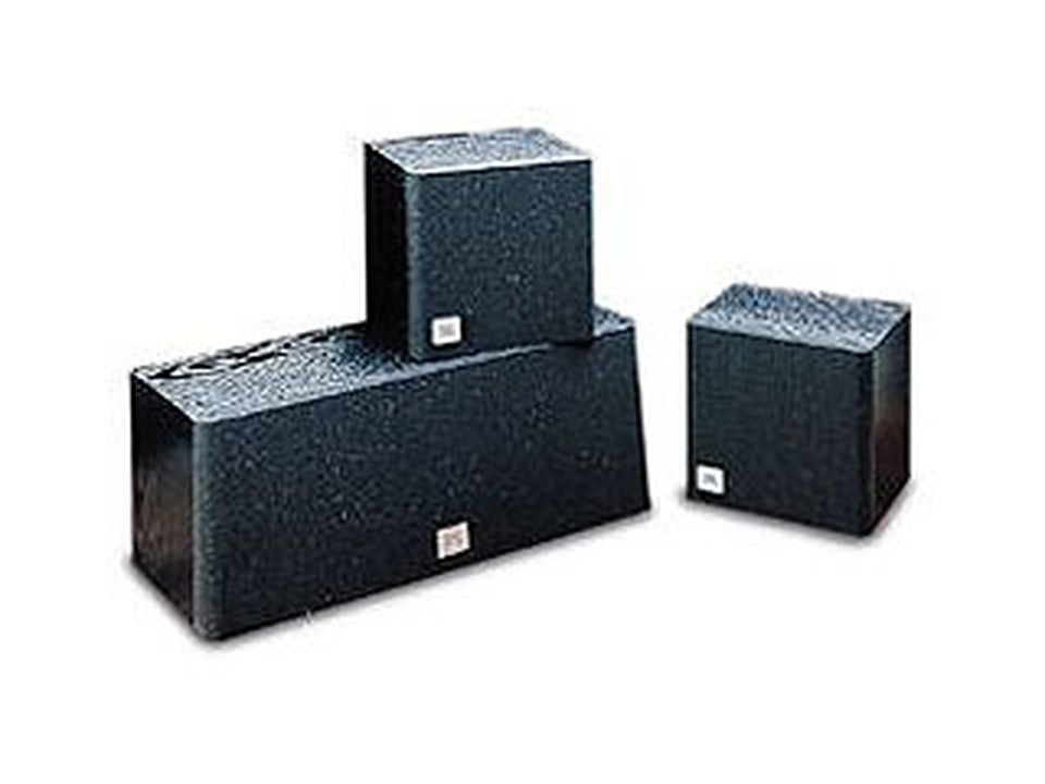 FLIX 1 - Black - Dual 4-1/2 inch Center / (2) 4 1/2 inch Full Range Surround Speakers - Hero